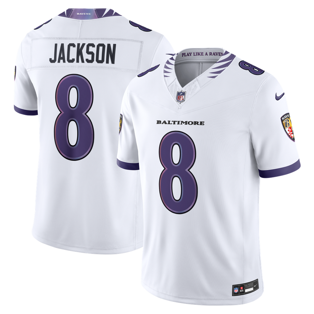 Men's Baltimore Ravens Lamar Jackson Nike Purple Team Vapor product image 23