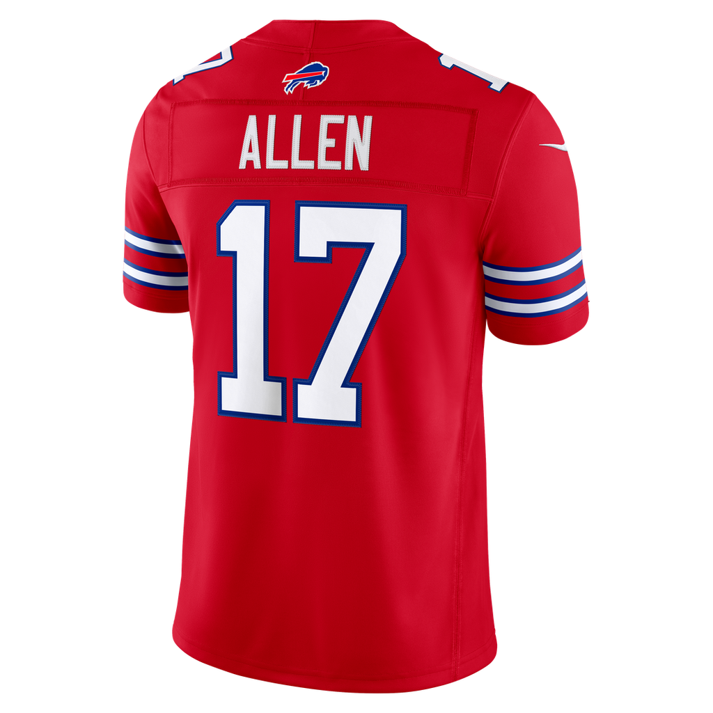 Men's Buffalo Bills Josh Allen Nike Red Alternate Vapor product image 3