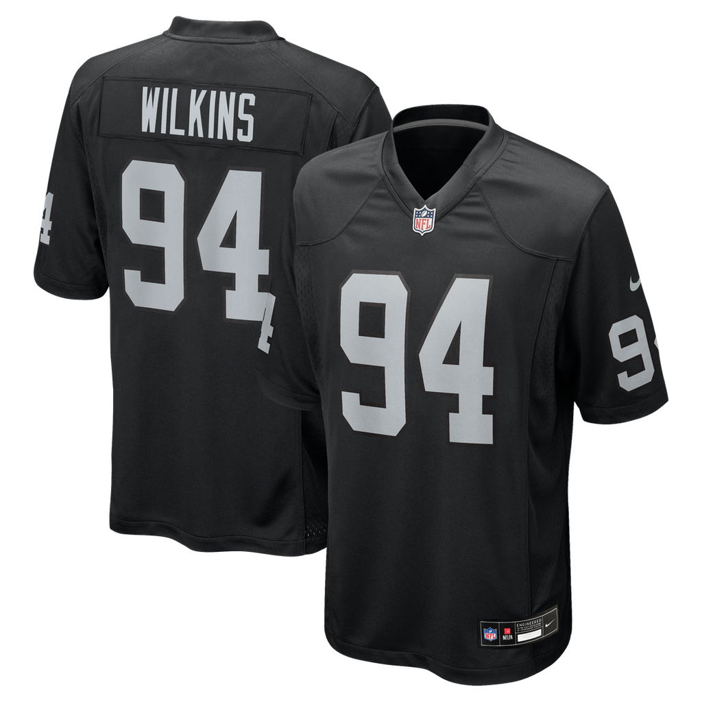 Men's Las Vegas Raiders Christian Wilkins Nike Black Team product image 1