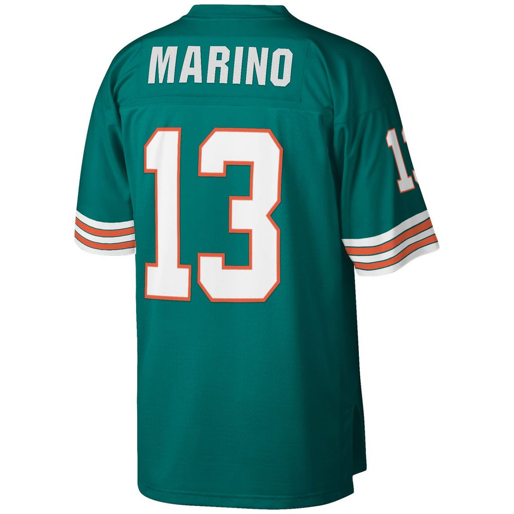 Men's Miami Dolphins Dan Marino Mitchell & Ness Aqua Big & product image 3