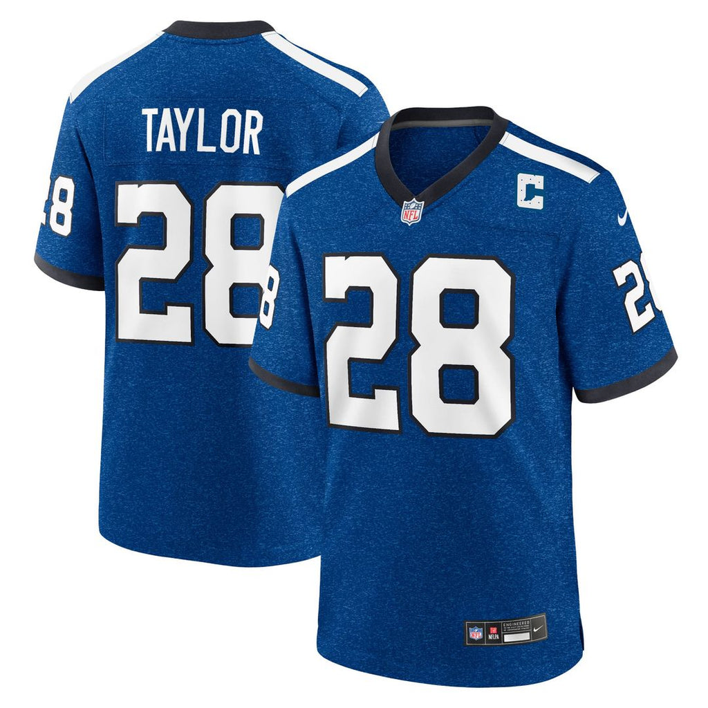 Men's Indianapolis Colts Jonathan Taylor Nike Royal Indiana product image 1
