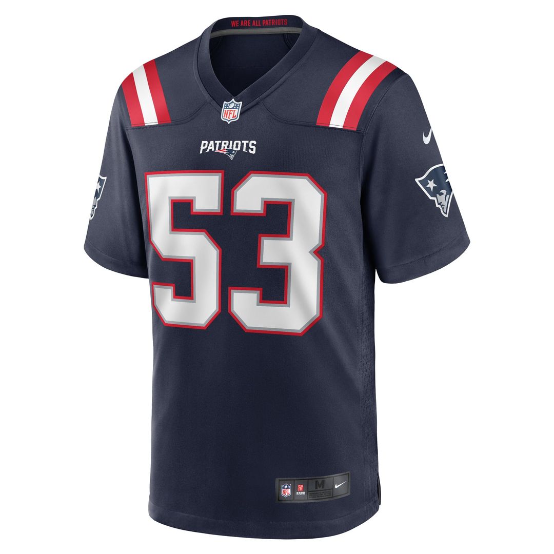Men's New England Patriots Christian Elliss Nike Navy Game product image 2