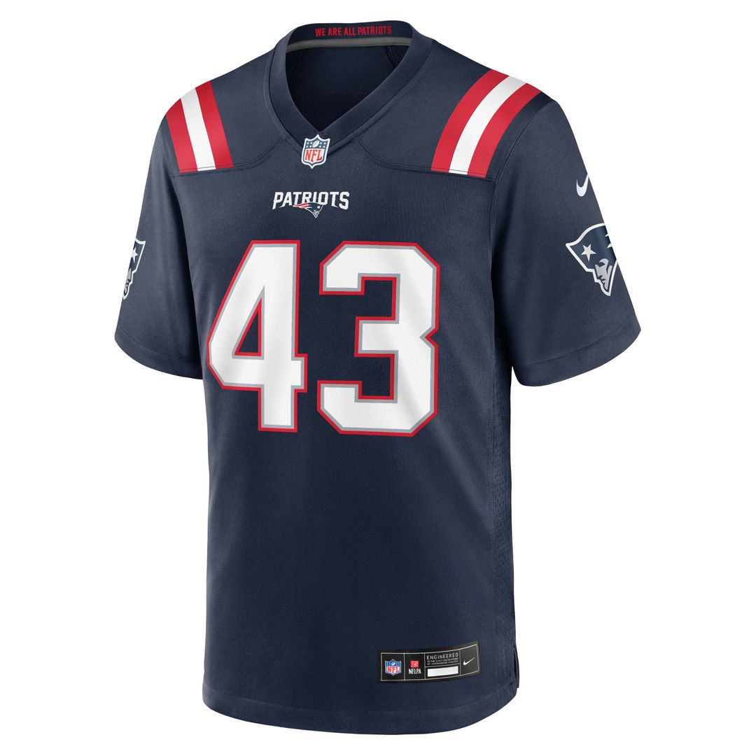 Men's New England Patriots Bradyn Swinson Nike Navy Team product image 4