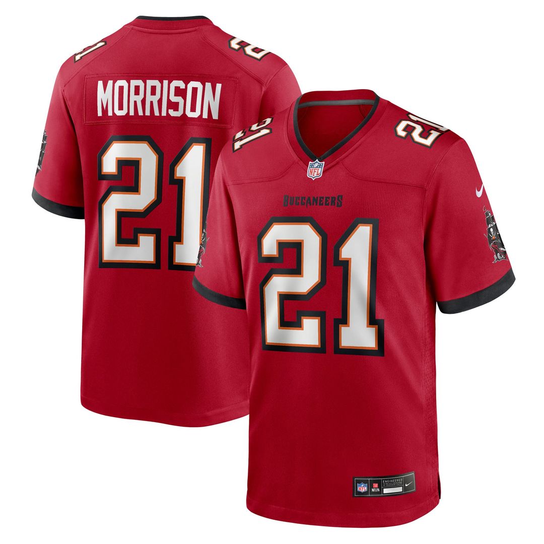 Men's Tampa Bay Buccaneers Benjamin Morrison Nike Red Team product image 1