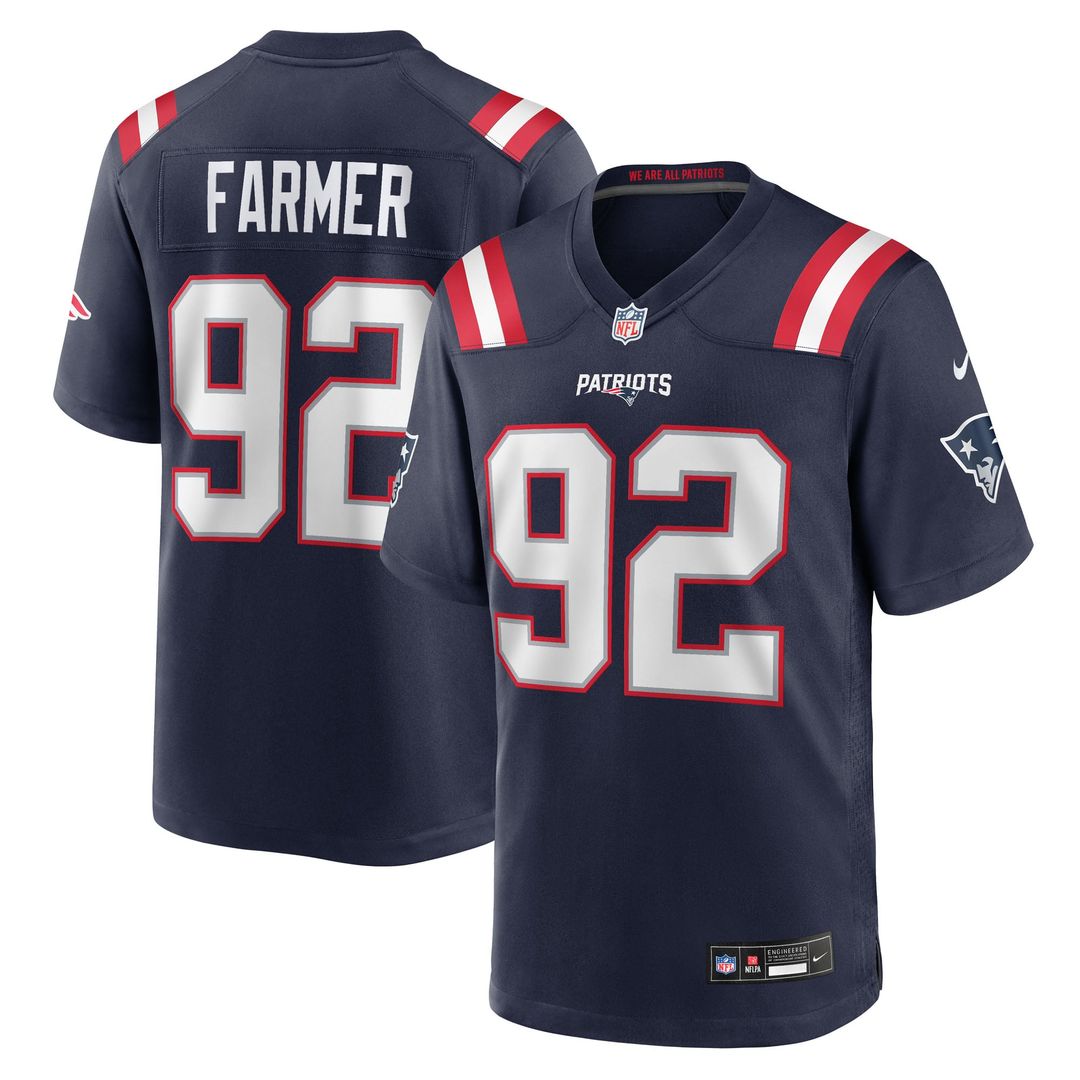 Men's New England Patriots Joshua Farmer Nike Navy Team product image 1