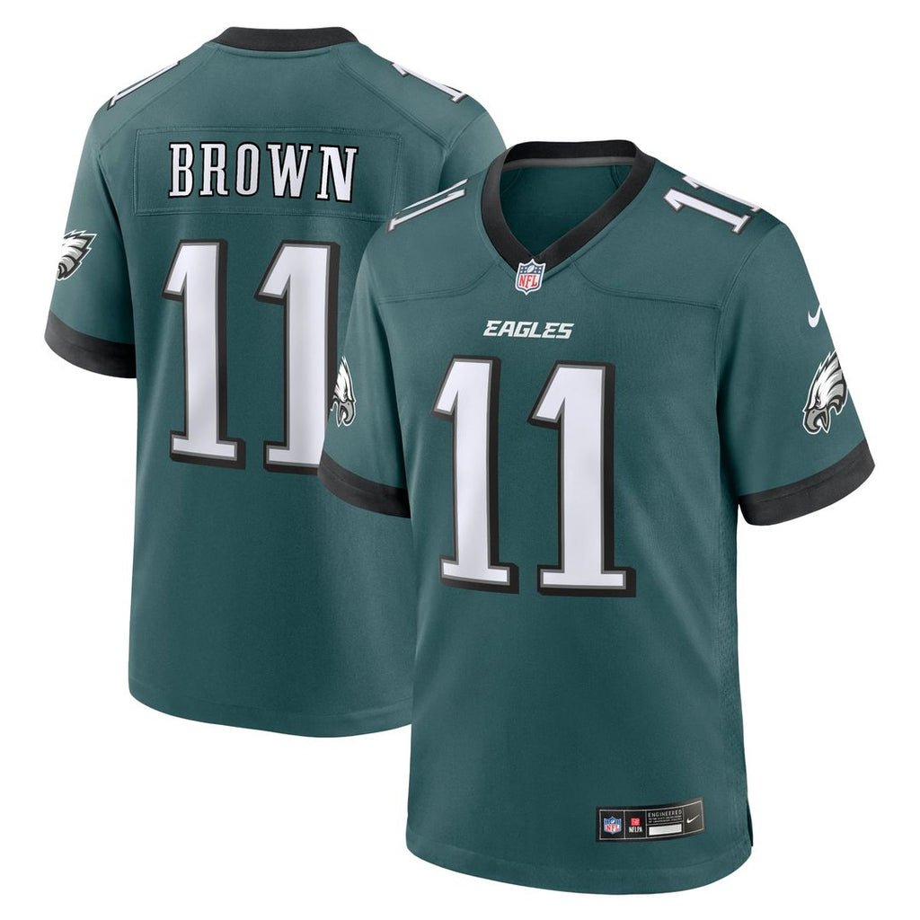 Men's Philadelphia Eagles A.J. Brown Nike Kelly Green product image 26