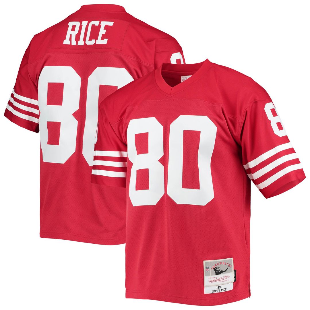 Men's San Francisco 49ers Jerry Rice Mitchell & Ness White product image 7