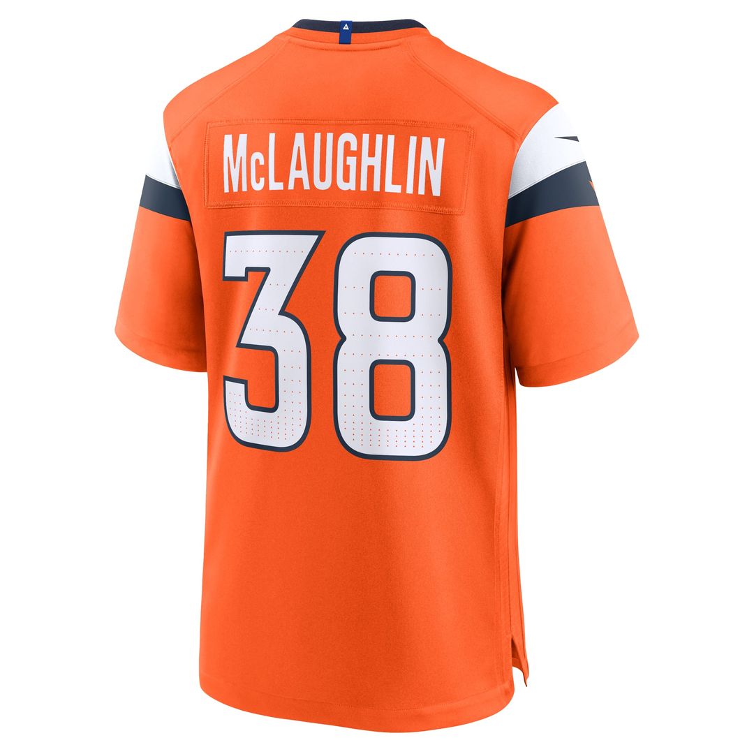Men's Denver Broncos Jaleel McLaughlin Nike Orange Team product image 3