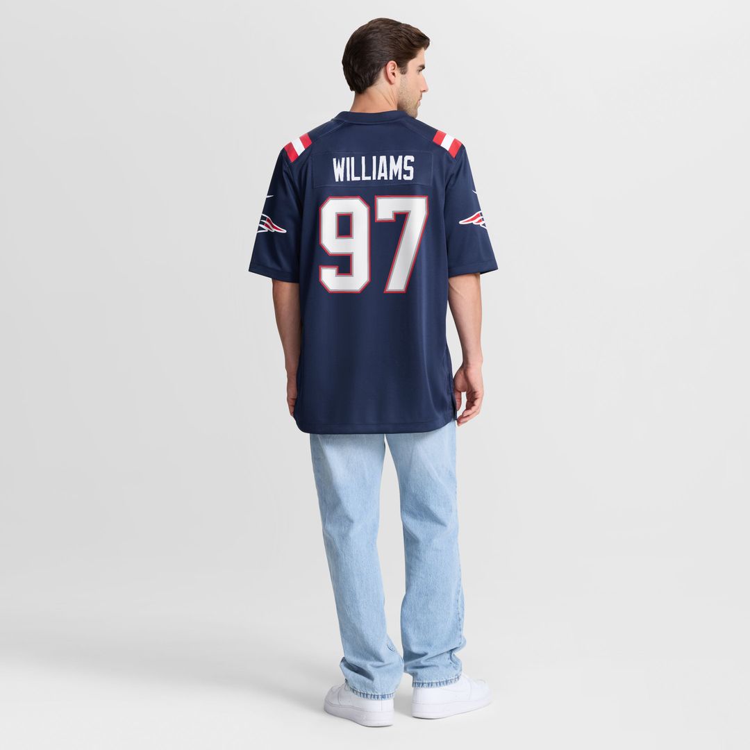 Men's New England Patriots Milton Williams Nike Navy Team product image 3