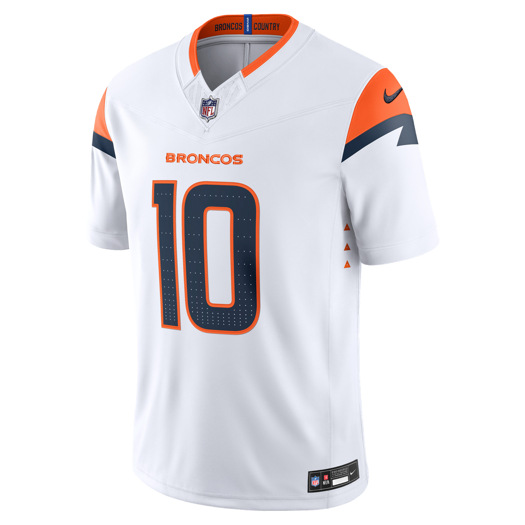 Men's Denver Broncos Bo Nix Nike White Vapor F.U.S.E. product image 5