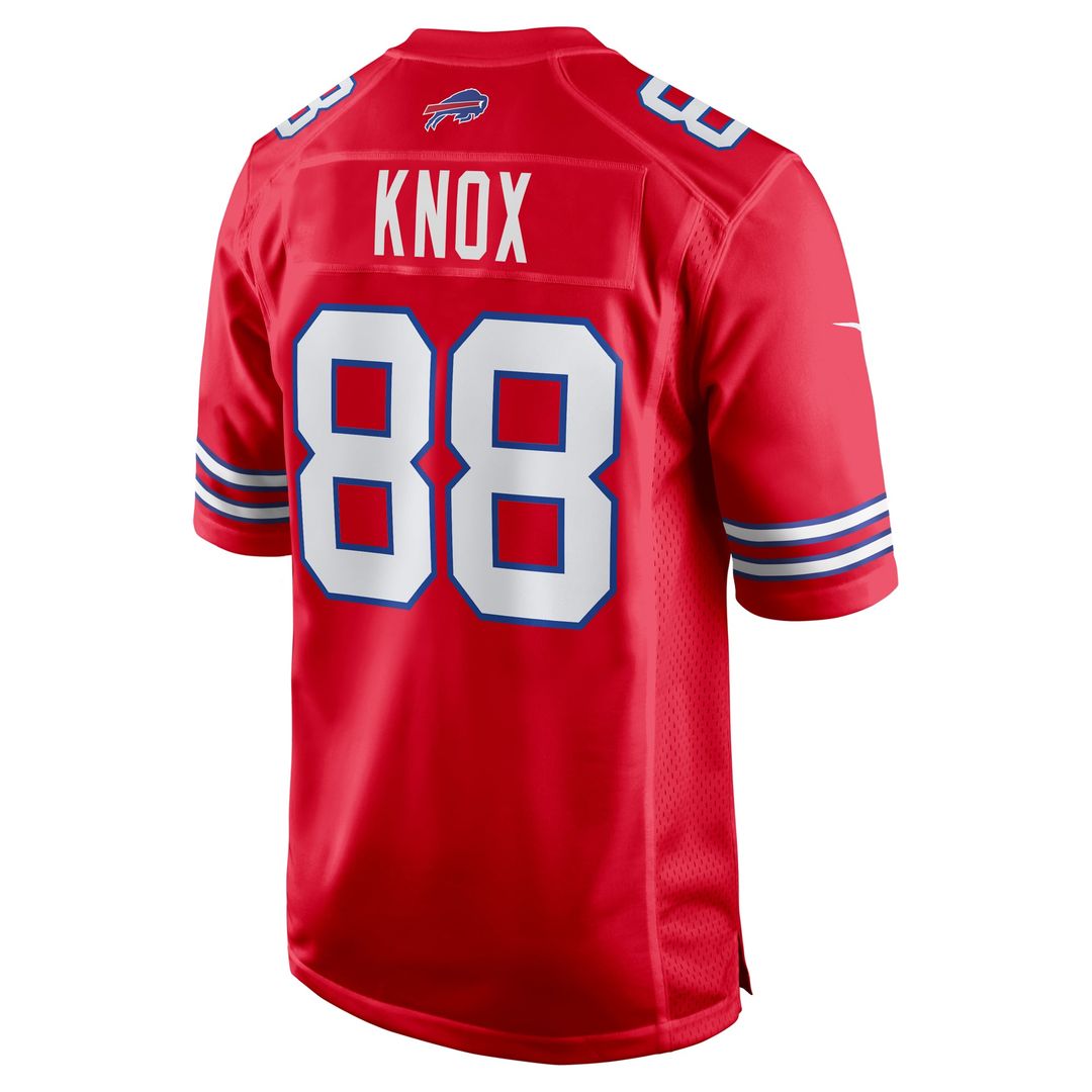 Men's Buffalo Bills Dawson Knox Nike Red Alternate Game product image 9