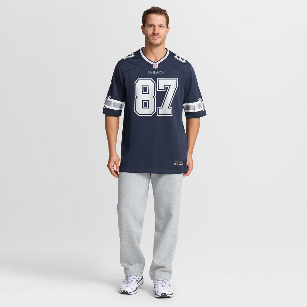Men's Dallas Cowboys Jake Ferguson Nike Navy Team Game product image 7