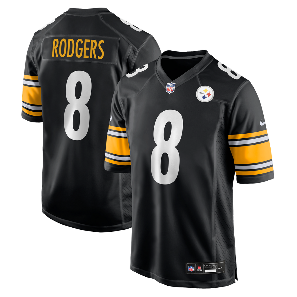Men's Pittsburgh Steelers Aaron Rodgers Nike Gold Alternate product image 7