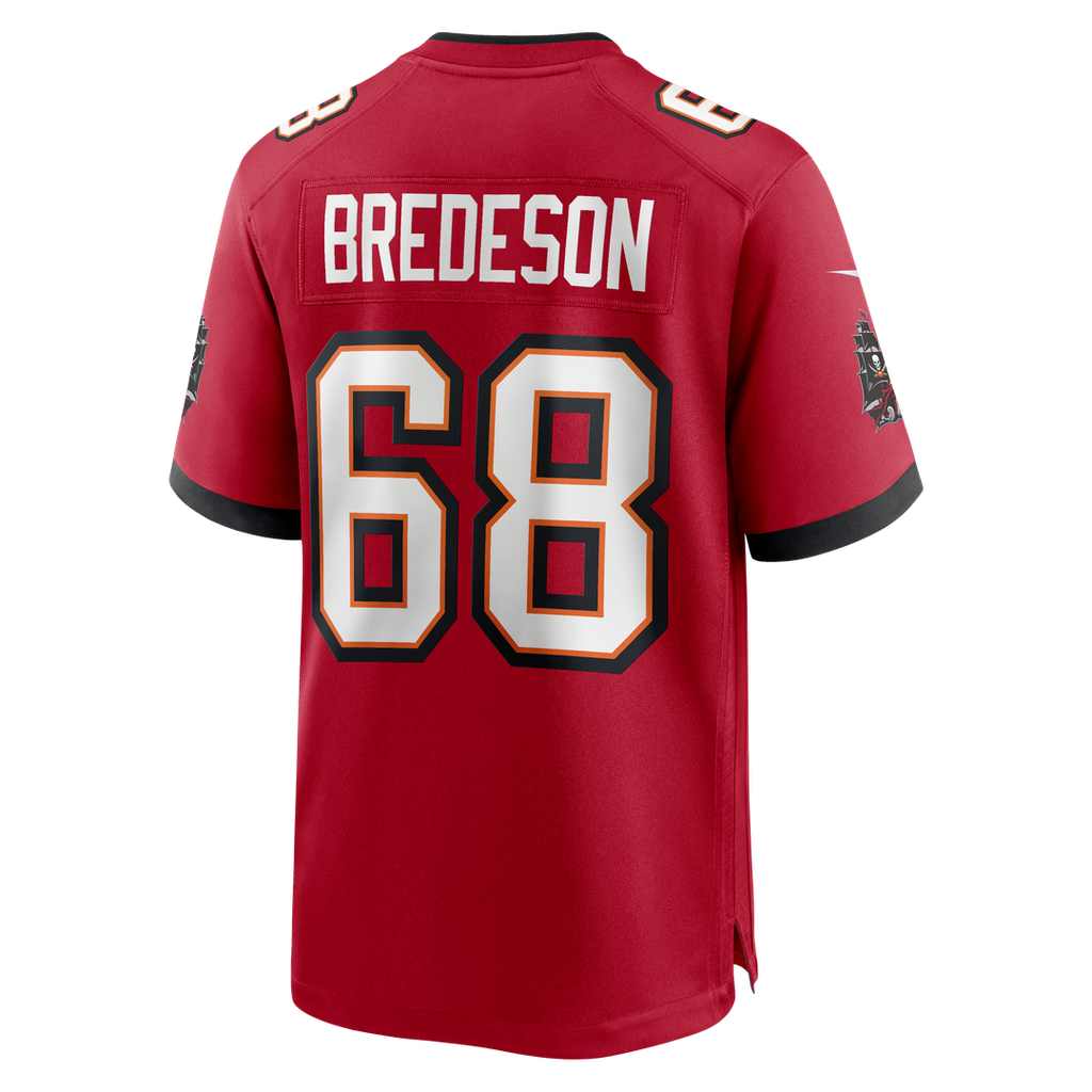 Men's Tampa Bay Buccaneers Ben Bredeson Nike Red Game Jersey product image 3