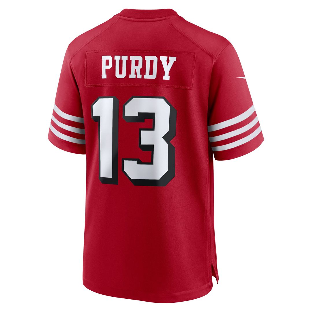 Men San Francisco 49ers Brock Purdy Nike Scarlet Alternate product image 3