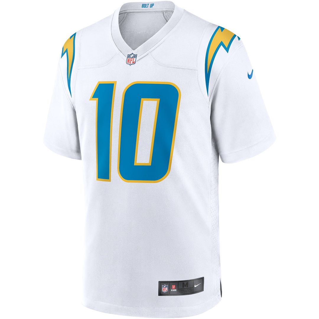 Men's Los Angeles Chargers Justin Herbert Nike White Game product image 2