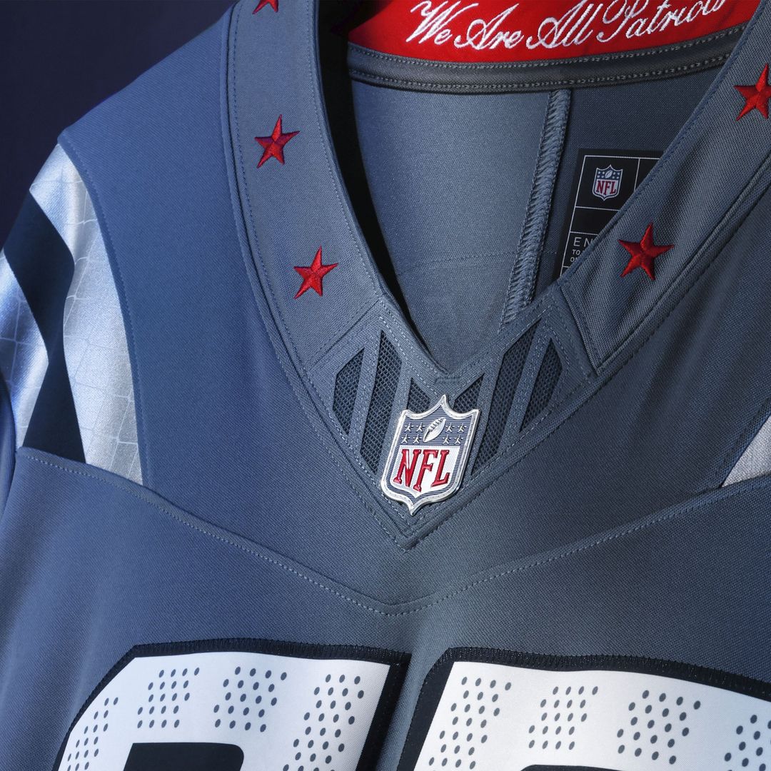 Men's New England Patriots Drake Maye Nike Blue Rivalries product image 5