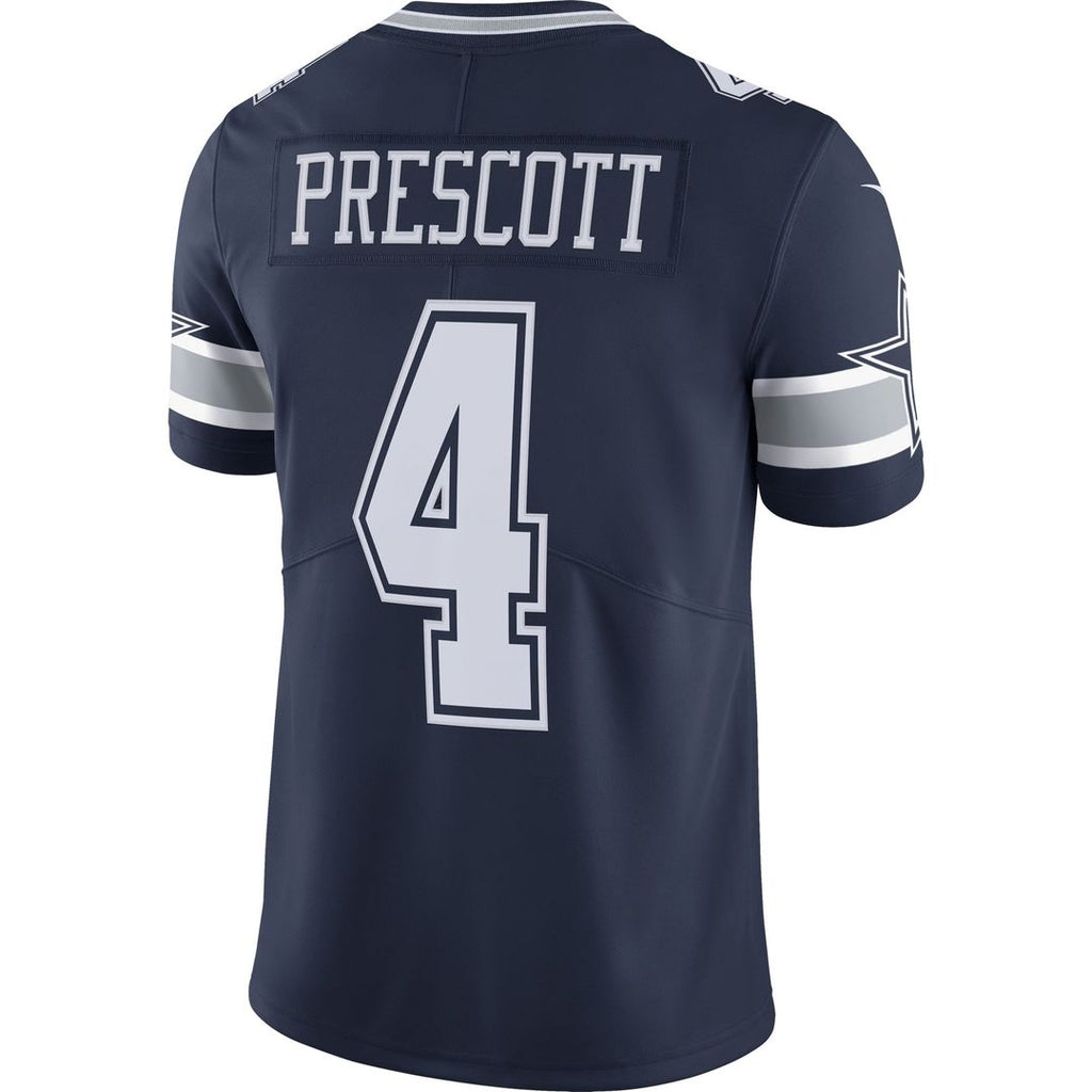 Men's Dallas Cowboys Dak Prescott Nike Navy Vapor Limited product image 5