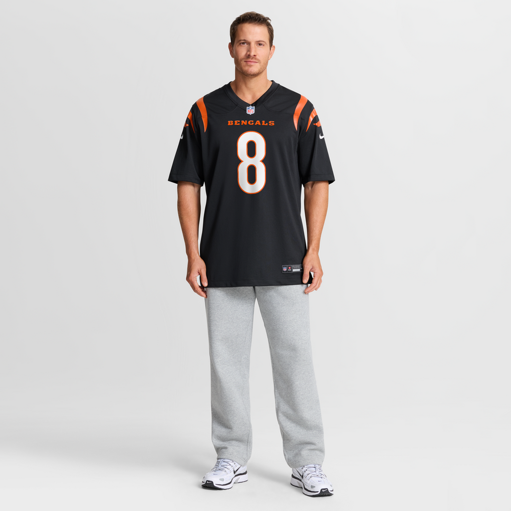 Men's Cincinnati Bengals Ryan Rehkow Nike Black Game Jersey product image 7