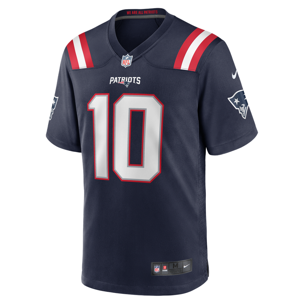 Men's New England Patriots Drake Maye Nike Navy Player Game product image 6