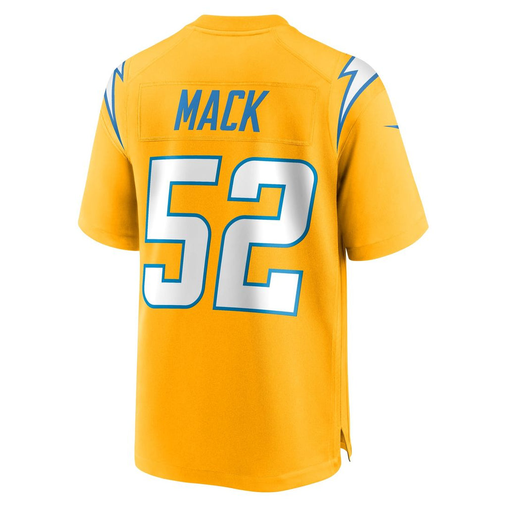 Men's Los Angeles Chargers Khalil Mack Nike Gold Alternate product image 3