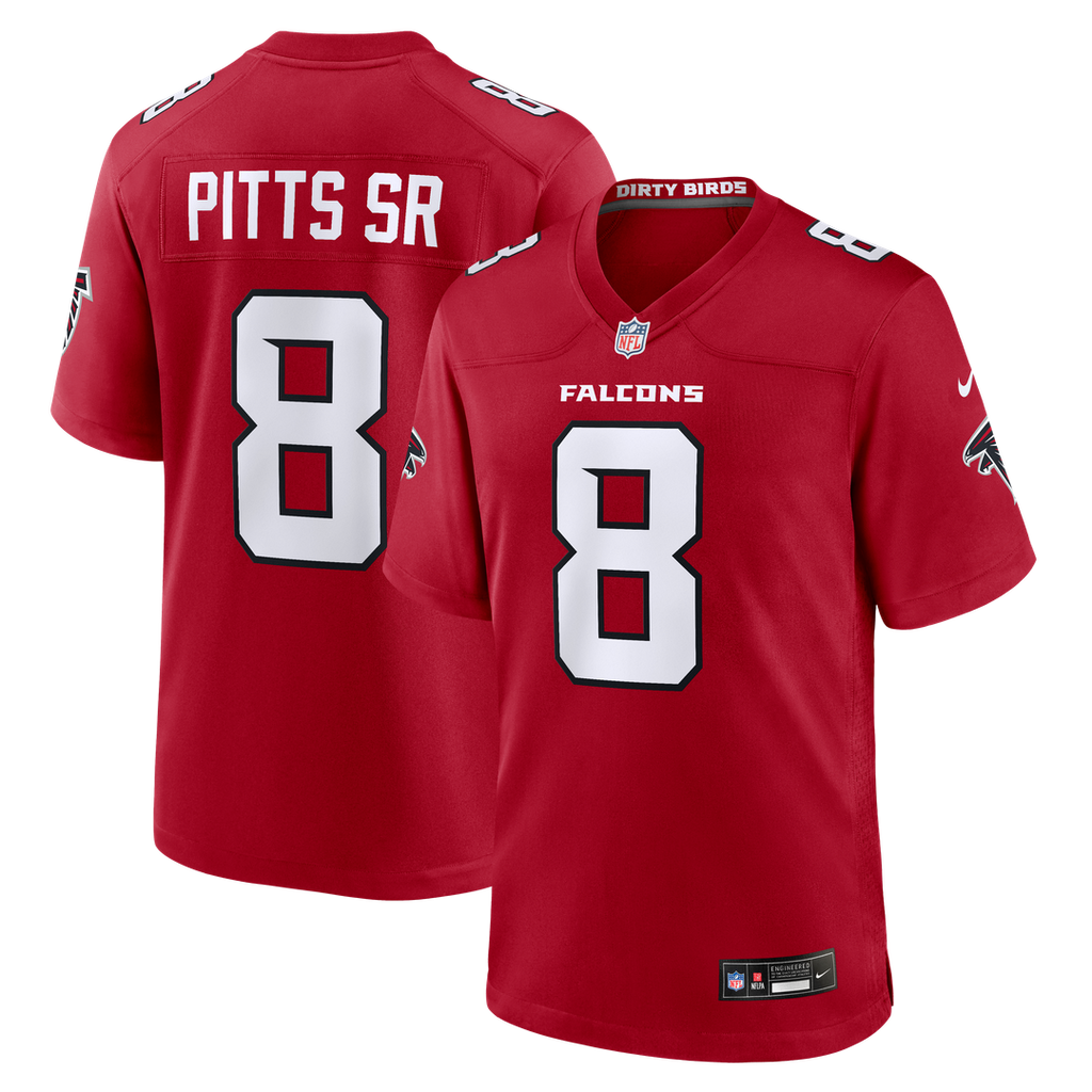 Men's Atlanta Falcons Kyle Pitts Sr. Nike Black Alternate product image 7
