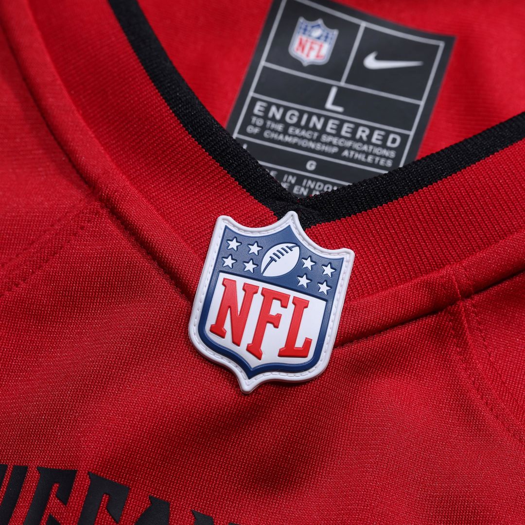 Men's Tampa Bay Buccaneers Josh Hayes Nike Red Game Jersey product image 4