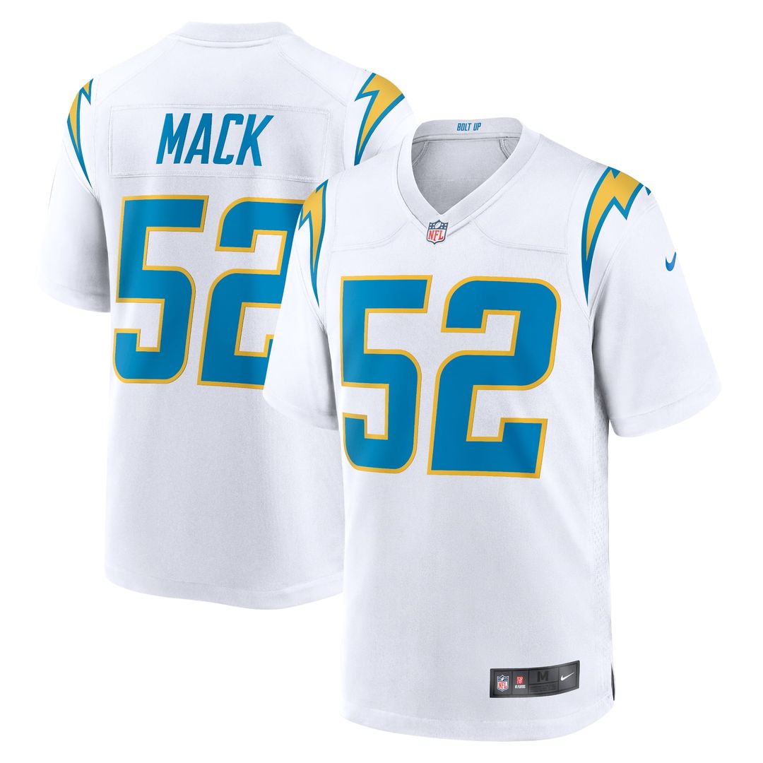 Men's Los Angeles Chargers Khalil Mack Nike White Game product image 1