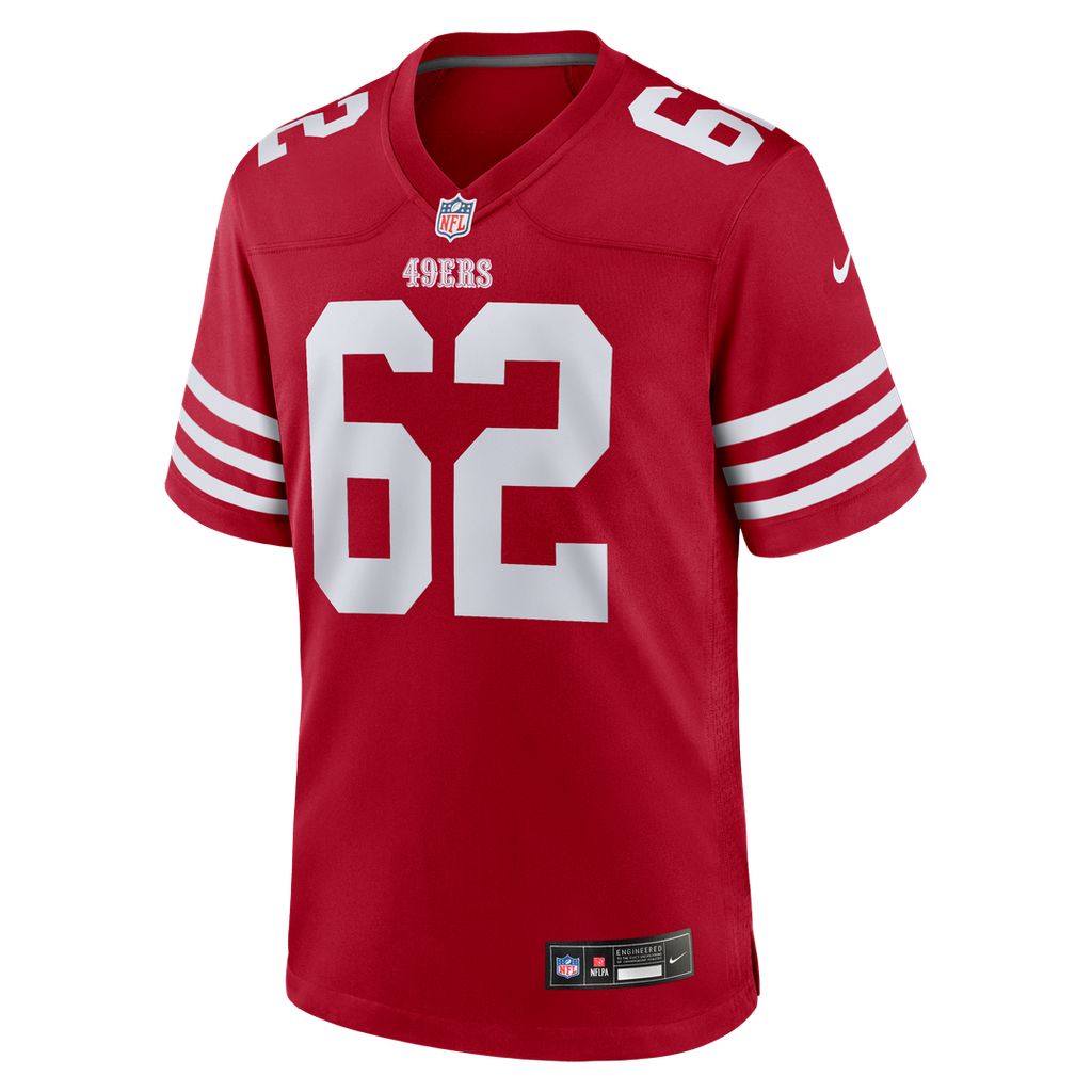 Men's San Francisco 49ers Austen Pleasants Nike Scarlet product image 2