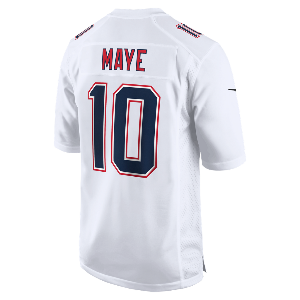Men's New England Patriots Drake Maye Nike Tundra White product image 3