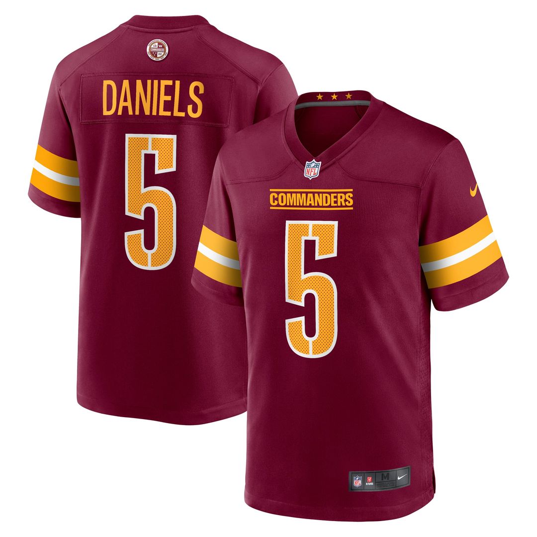Men's Washington Commanders Jayden Daniels Nike Burgundy product image 1