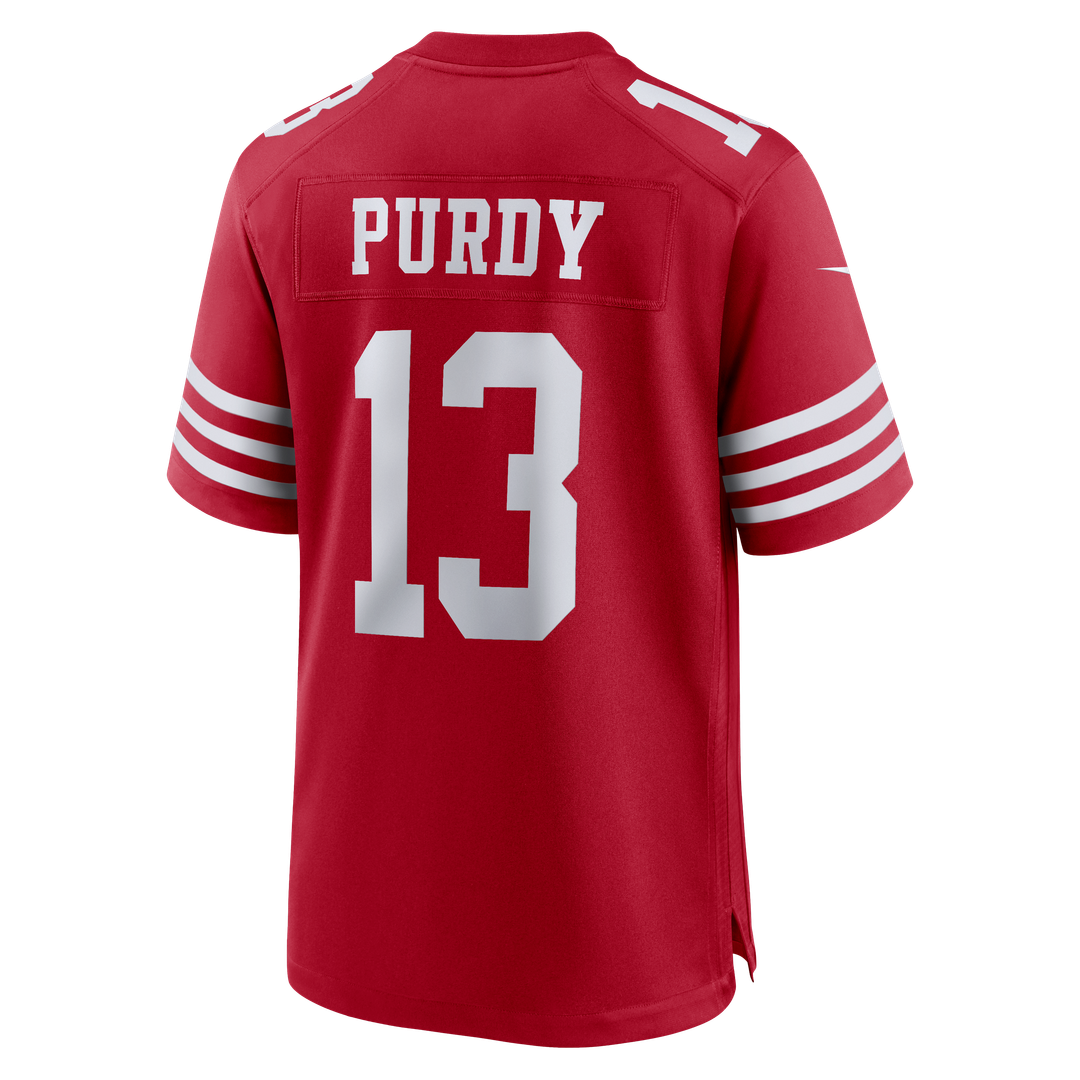 Men's San Francisco 49ers Brock Purdy Nike Scarlet 80th product image 7