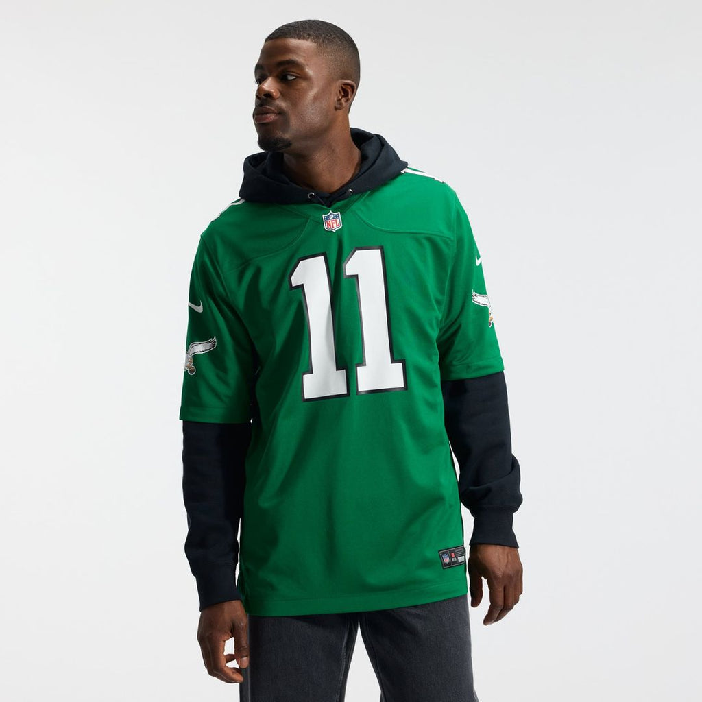 Men's Philadelphia Eagles A.J. Brown Nike Kelly Green product image 14