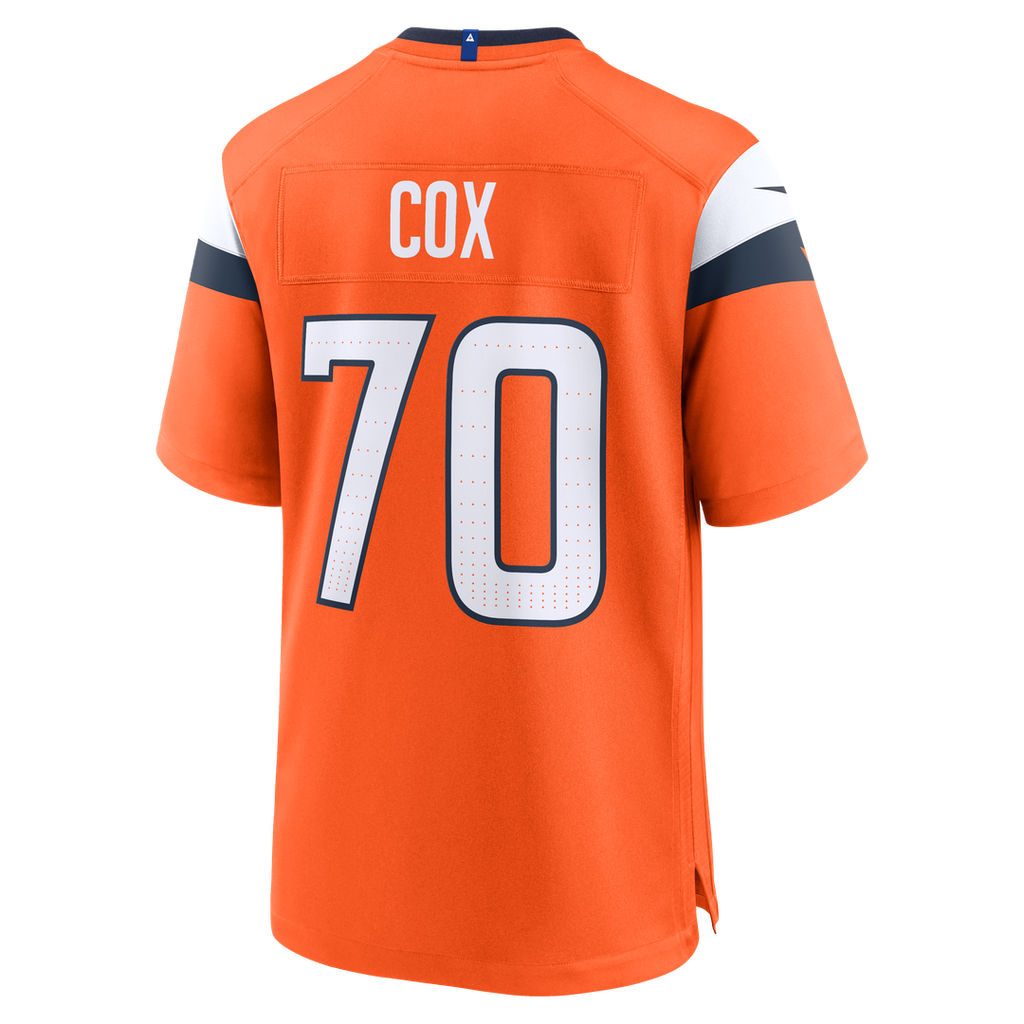Men's Denver Broncos Marques Cox Nike Orange Team Game product image 3