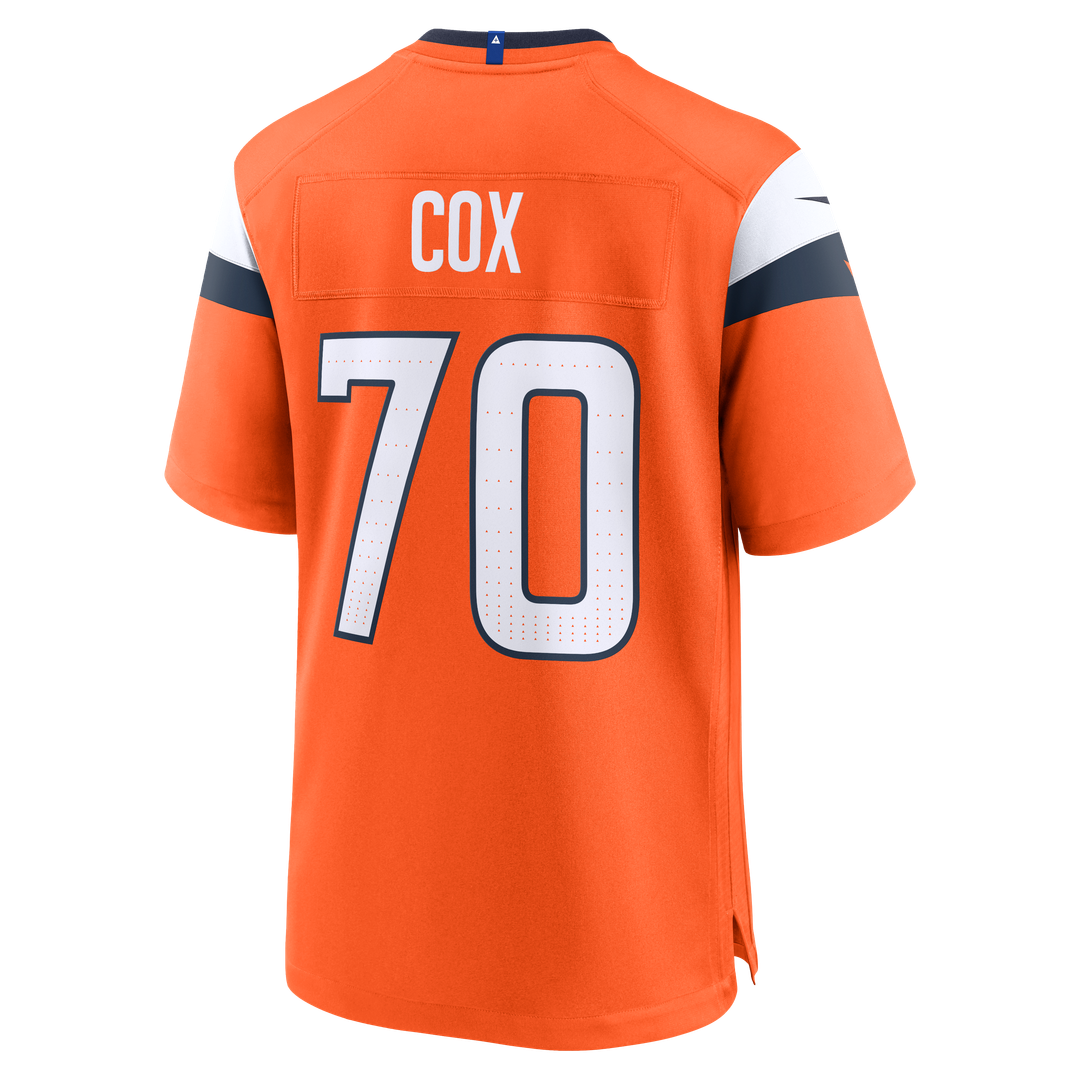 Men's Denver Broncos Marques Cox Nike Orange Team Game product image 3