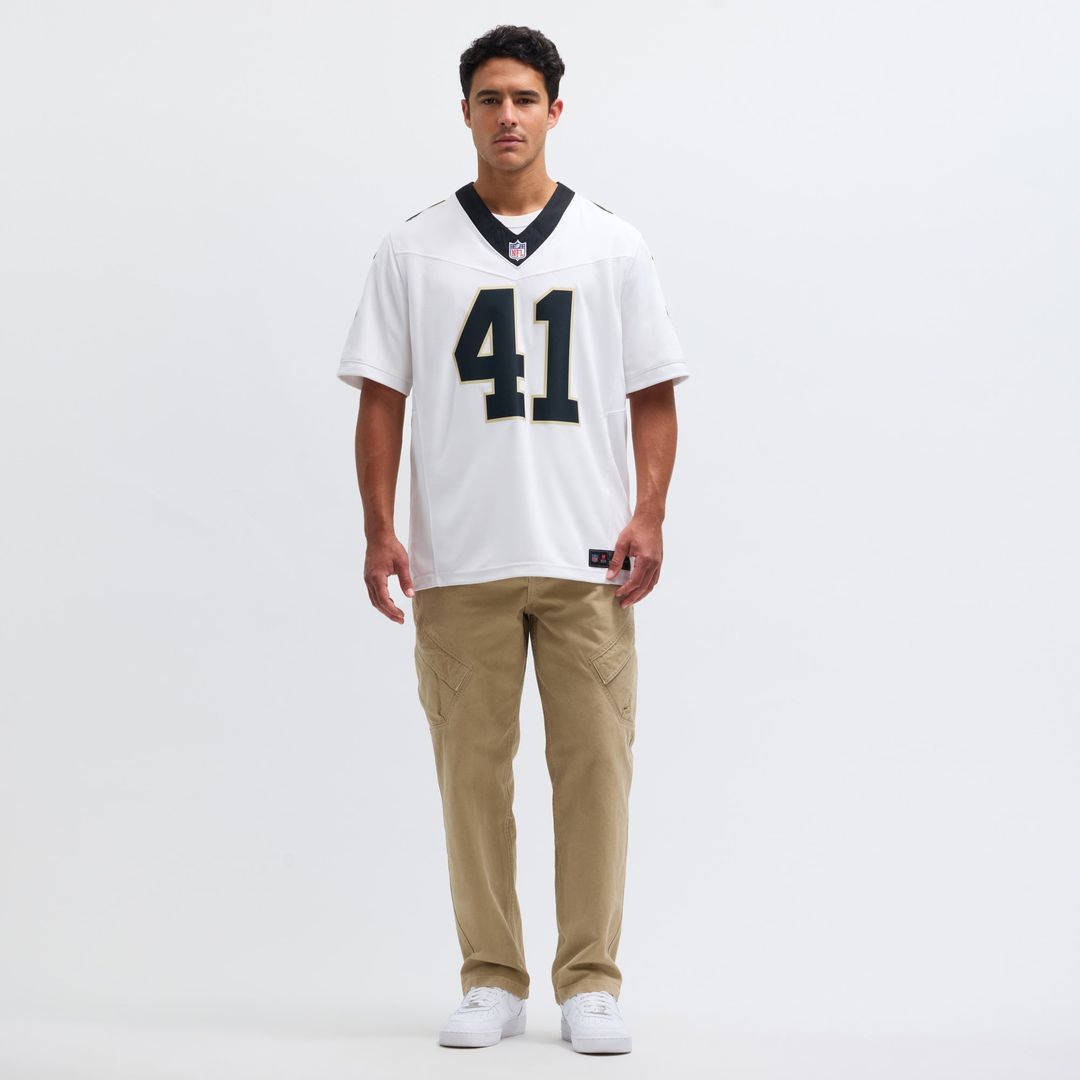 Men's New Orleans Saints Alvin Kamara Nike White Vapor product image 6