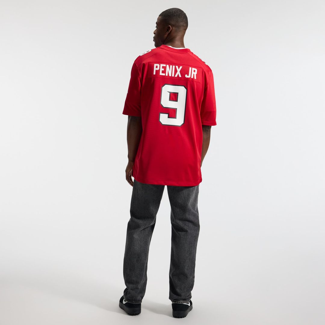 Men's Atlanta Falcons Michael Penix Jr. Nike Red Game Jersey product image 5