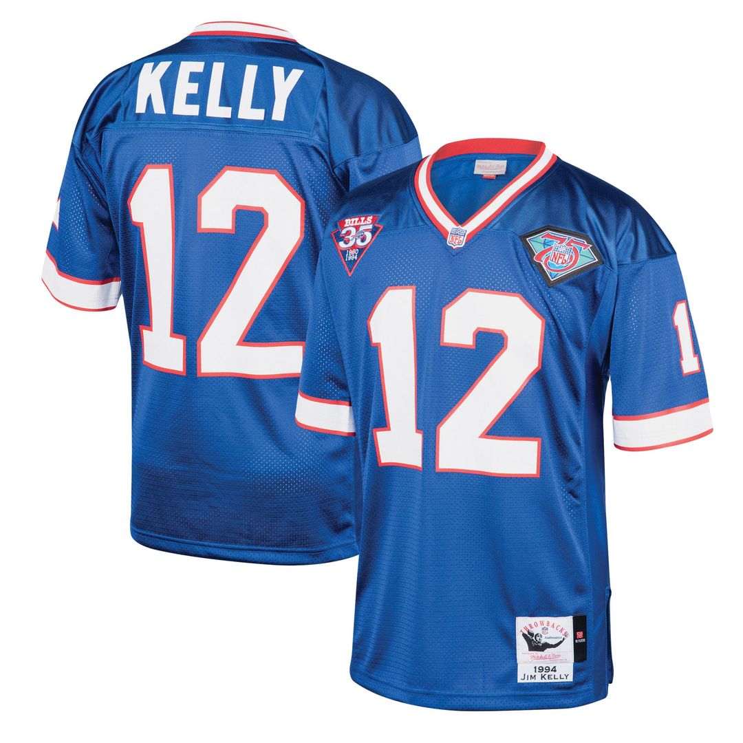 Men's Buffalo Bills 1994 Jim Kelly Mitchell & Ness Royal product image 1