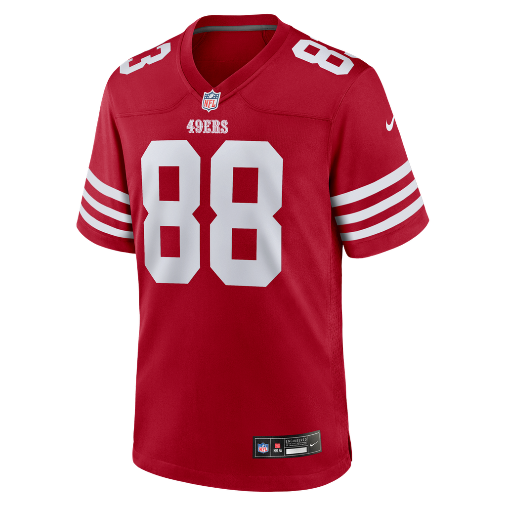 Men's San Francisco 49ers Jake Tonges Nike Scarlet Team product image 2