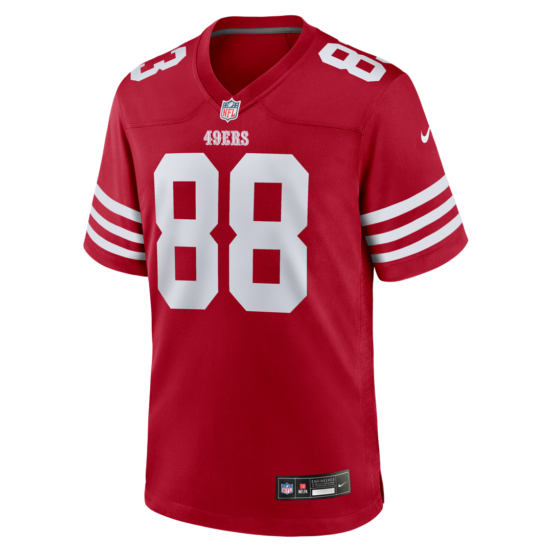 Men's San Francisco 49ers Jake Tonges Nike Scarlet Team product image 2