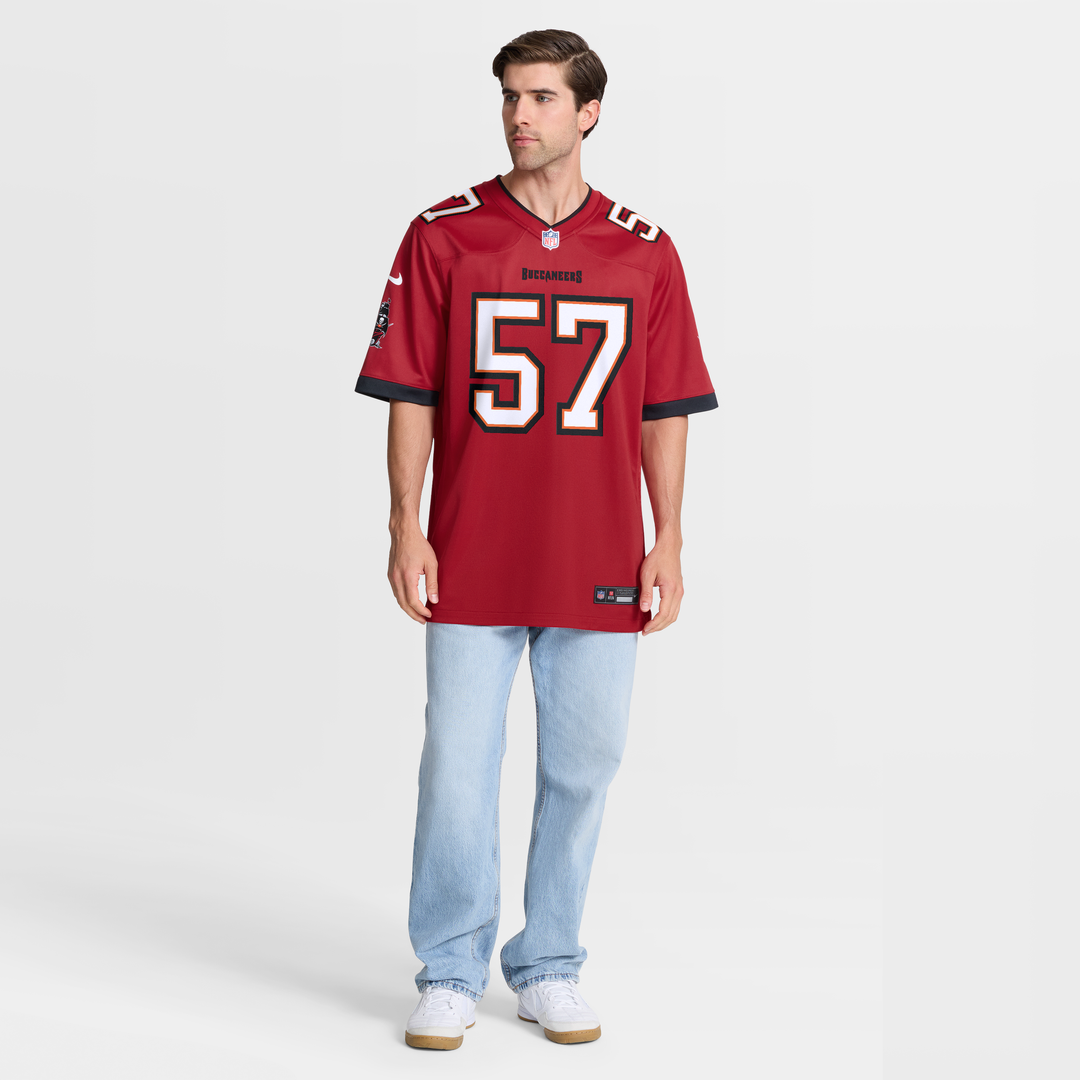 Men's Tampa Bay Buccaneers John Bullock Nike Red Team Game product image 7
