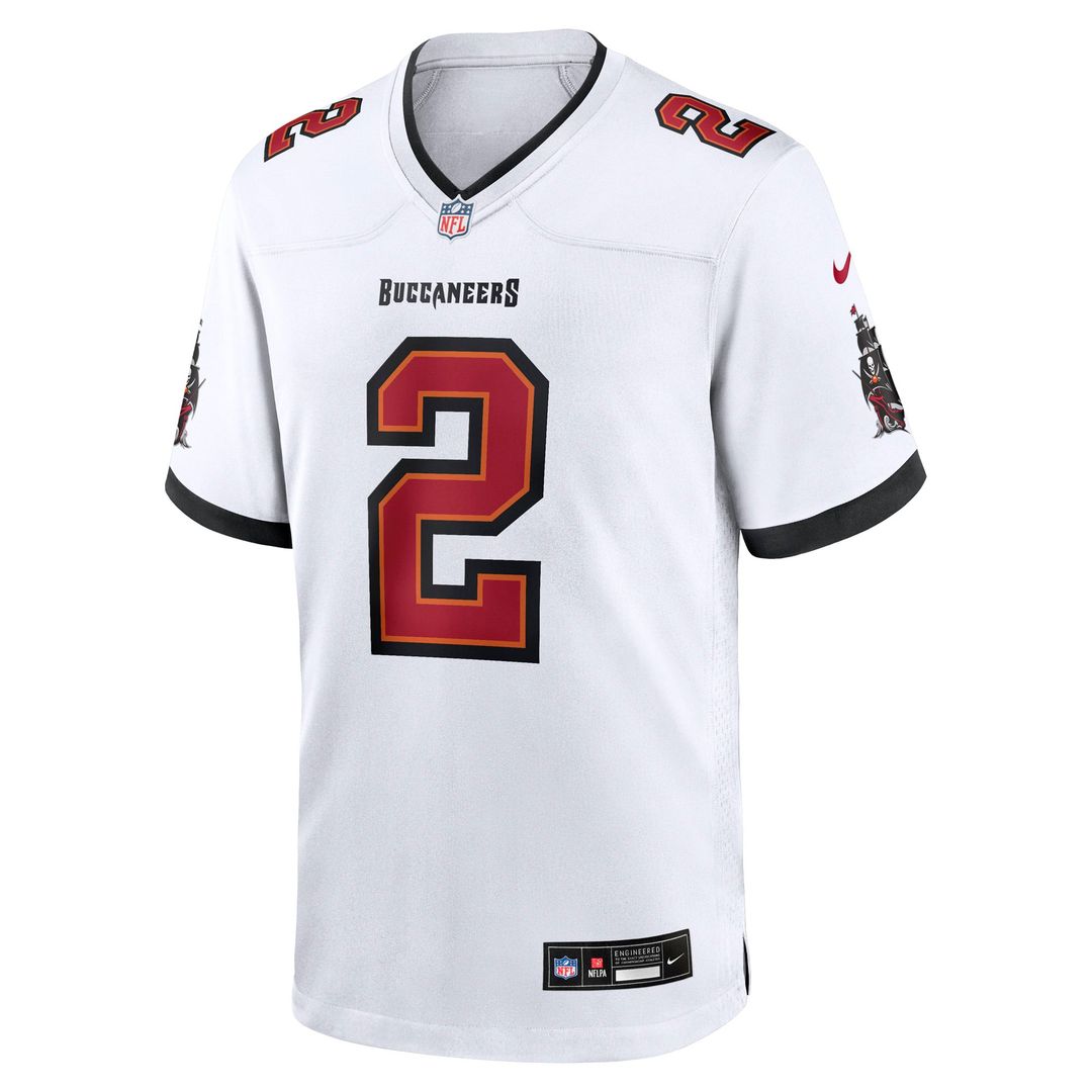 Men's Tampa Bay Buccaneers Emeka Egbuka Nike White Game product image 5