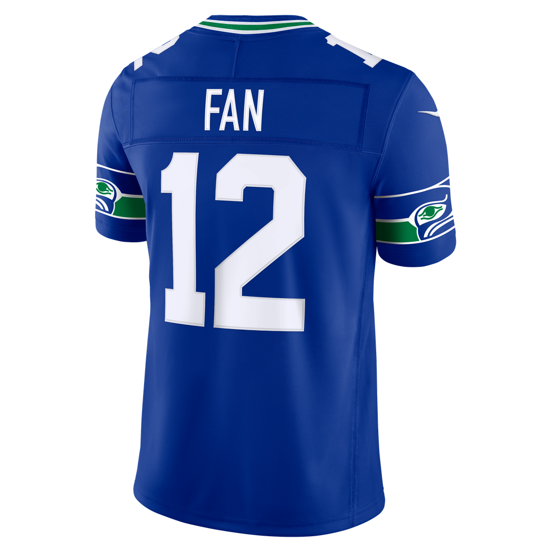 Men's Seattle Seahawks 12s Nike Royal Alternate Vapor product image 3
