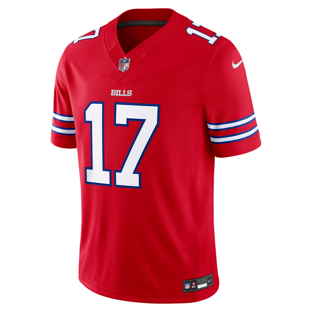 Men's Buffalo Bills Josh Allen Nike Red Alternate Vapor product image 2