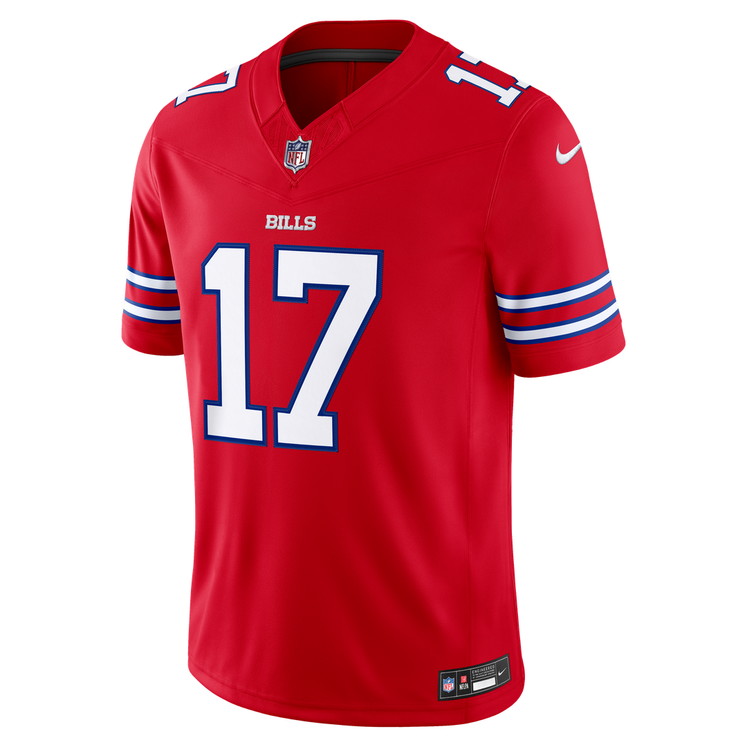 Men's Buffalo Bills Josh Allen Nike Red Alternate Vapor product image 2
