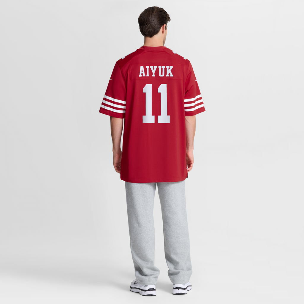 Men's San Francisco 49ers Brandon Aiyuk Nike Scarlet Team product image 16