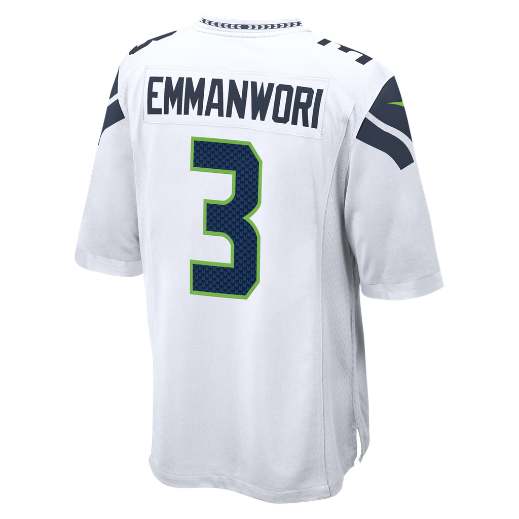 Men's Seattle Seahawks Nick Emmanwori Nike White Game Jersey product image 3