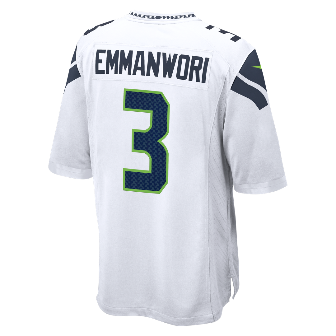 Men's Seattle Seahawks Nick Emmanwori Nike White Game Jersey product image 3