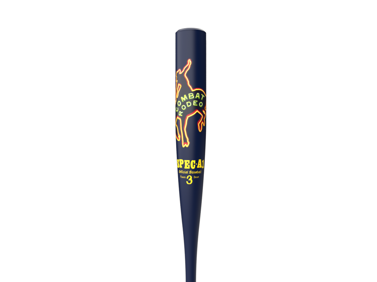 2025 Combat MFG Midnight Rodeo Spec-A1 -3 BBCOR Baseball Bat - CBB6BAR3 Saddle Up product image 4, provided for visual