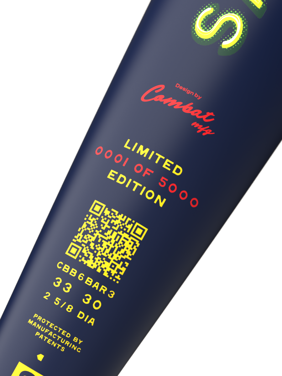 2025 Combat MFG Midnight Rodeo Spec-A1 -3 BBCOR Baseball Bat - CBB6BAR3 Saddle Up product image 5, provided for visual